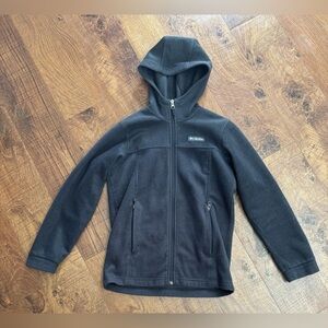 Columbia unisex boy girl youth fleece jacket coat w/ hood Size medium 10/12